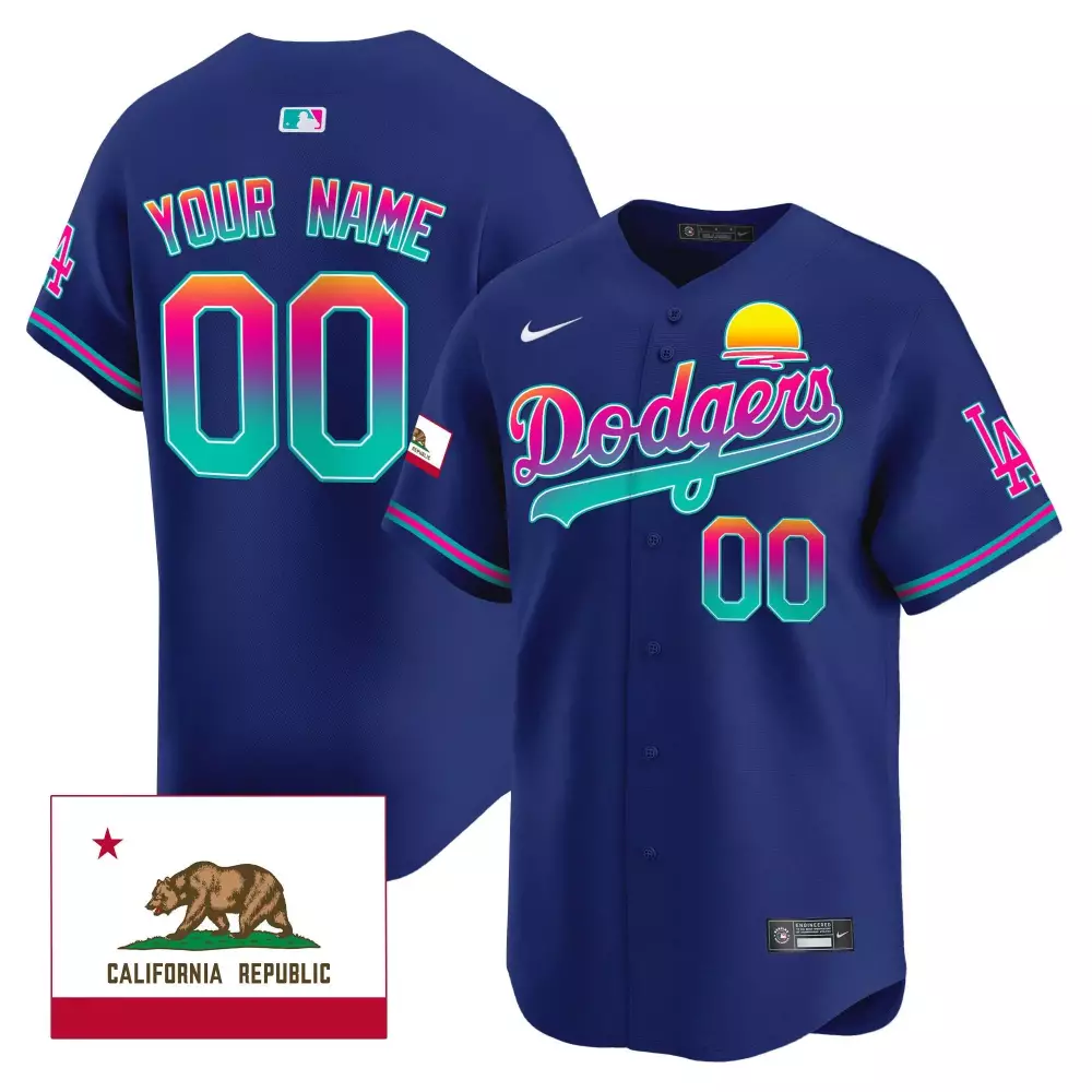 2024 City Style Vapor Premier Limited Custom Jersey | Royal Dodgers Youth Stylish Fan Gear | For Men, Women & Youth