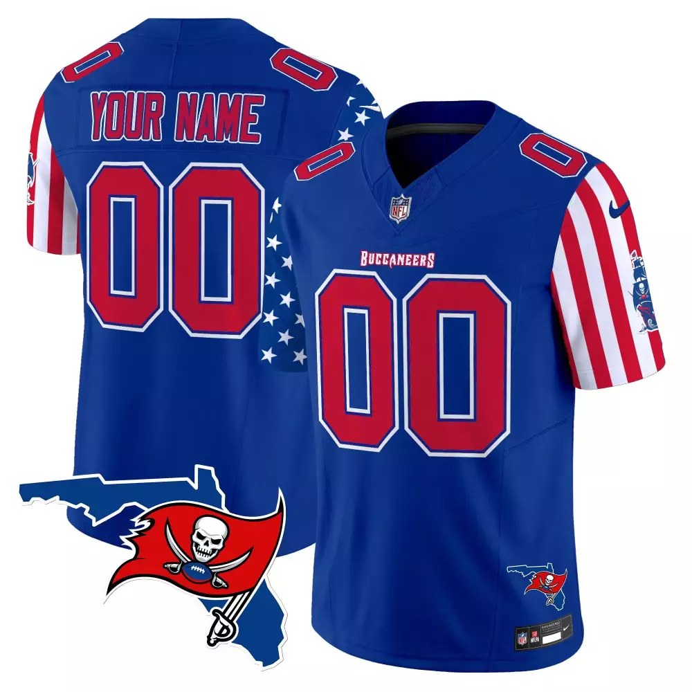 royal youth tampa bay buccaneers american style vapor limited custom jersey all stitched