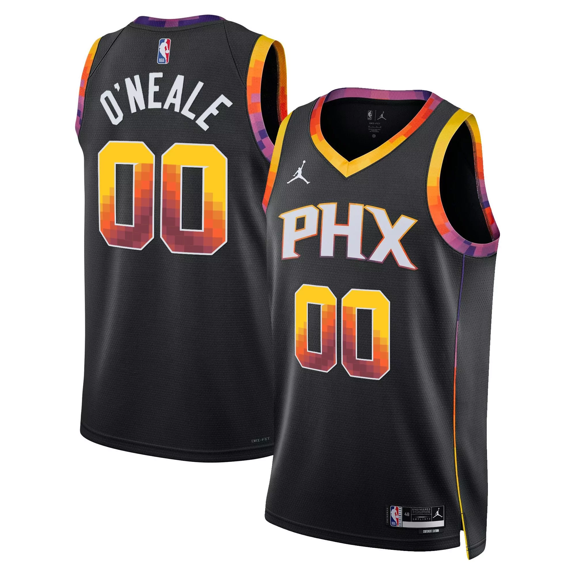 royce oneale statement mens phoenix suns swingman jersey all stitched
