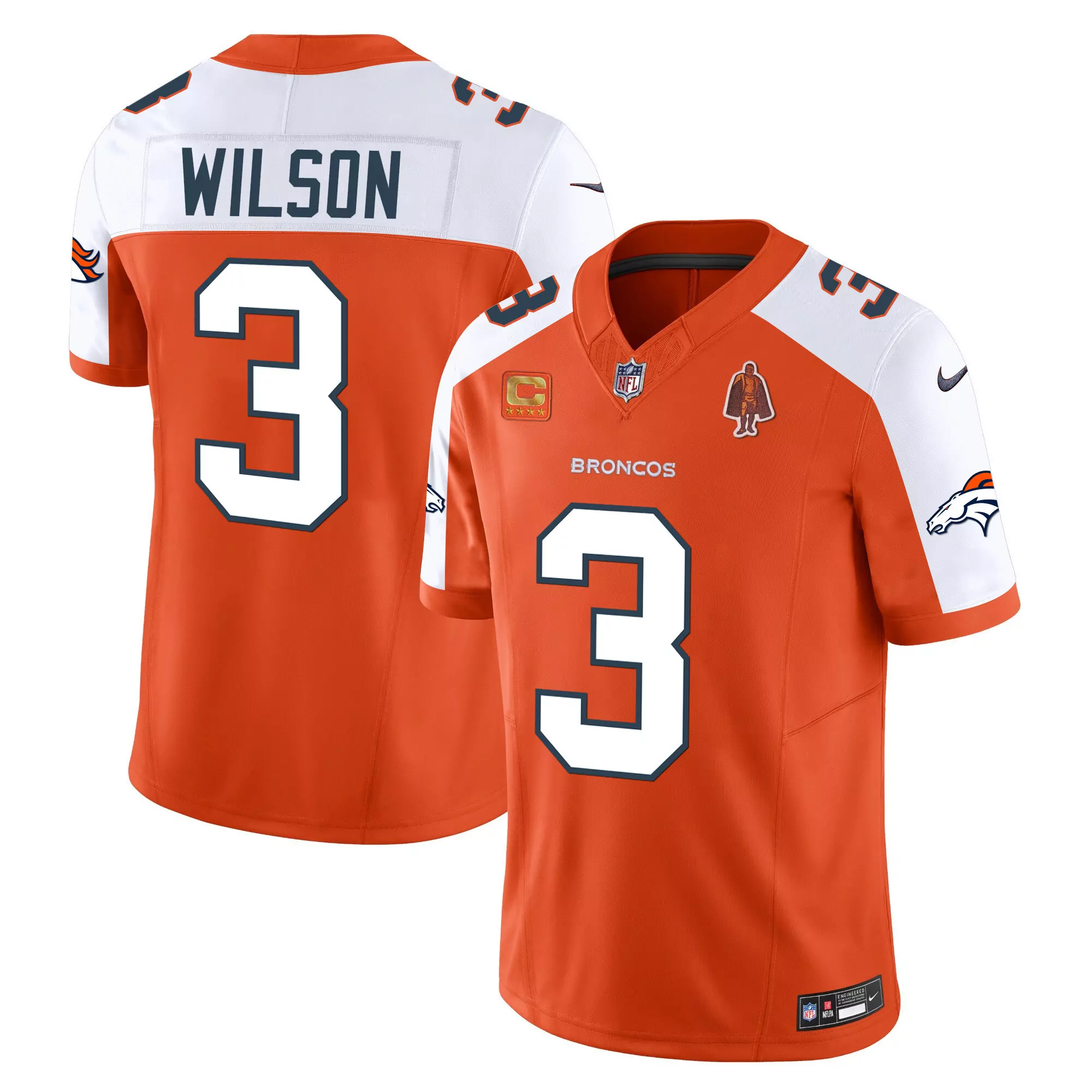 russell wilson navy womens denver broncos vapor limited jersey all stitched
