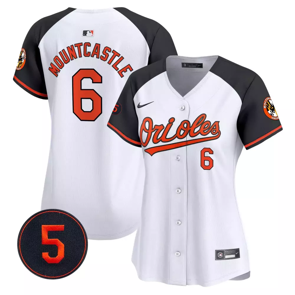 ryan mountcastle alternate womens baltimore orioles robinson patch vapor premier limited jersey all stitched