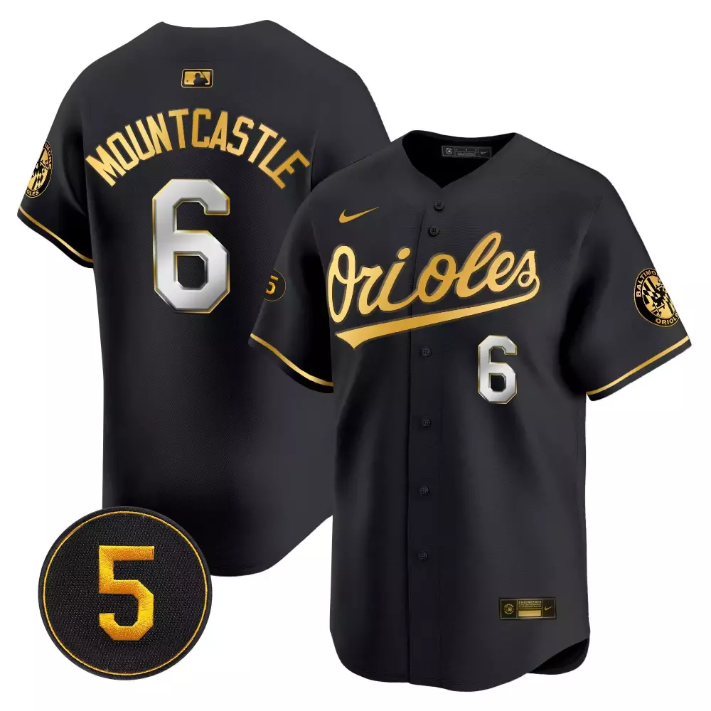 ryan mountcastle black limited mens baltimore orioles camden yards 30th anniversary patch vapor premier limited jersey a