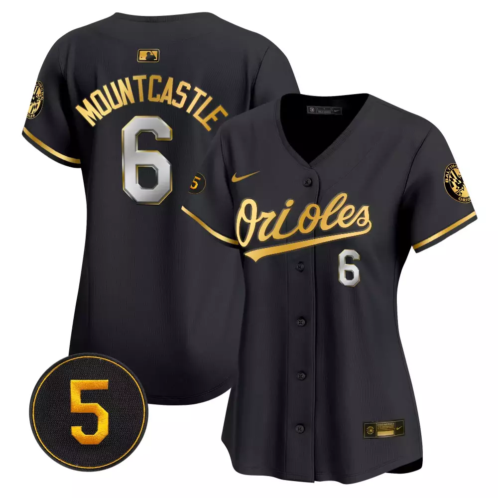 ryan mountcastle black limited womens baltimore orioles robinson patch vapor premier limited jersey all stitched