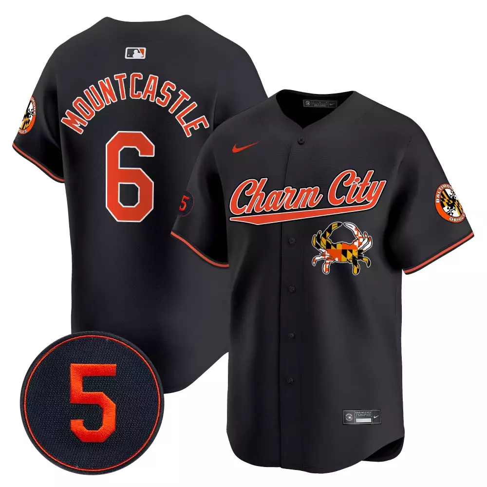 ryan mountcastle black men s baltimore orioles robinson patch vapor premier limited jersey v4 all stitched