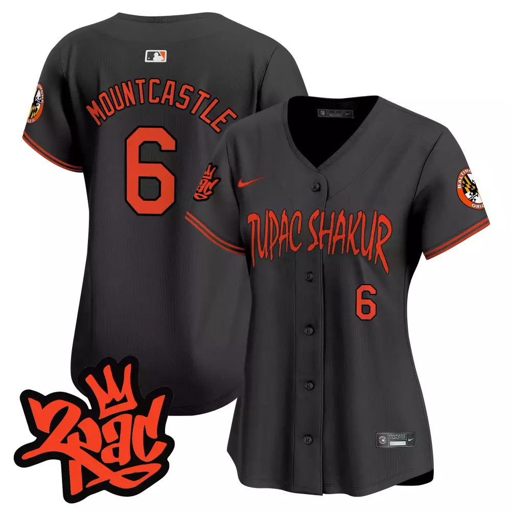 ryan mountcastle black women s baltimore orioles robinson patch vapor premier limited jersey v6 all stitched