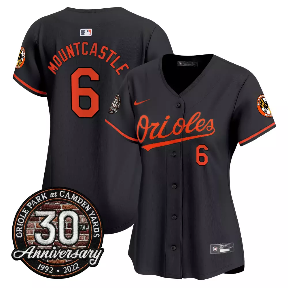 ryan mountcastle black women s baltimore orioles robinson patch vapor premier limited jersey v6 all stitched