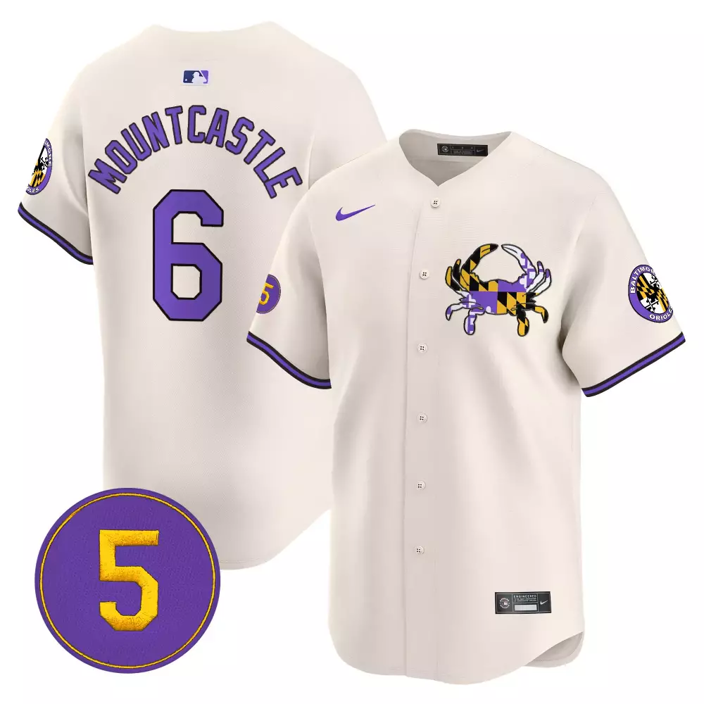 ryan mountcastle cream men s baltimore orioles halloween vapor premier limited jersey all stitched