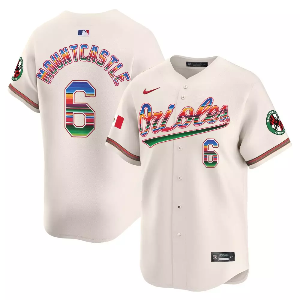 ryan mountcastle cream mens baltimore orioles mexico vapor premier limited jersey all stitched