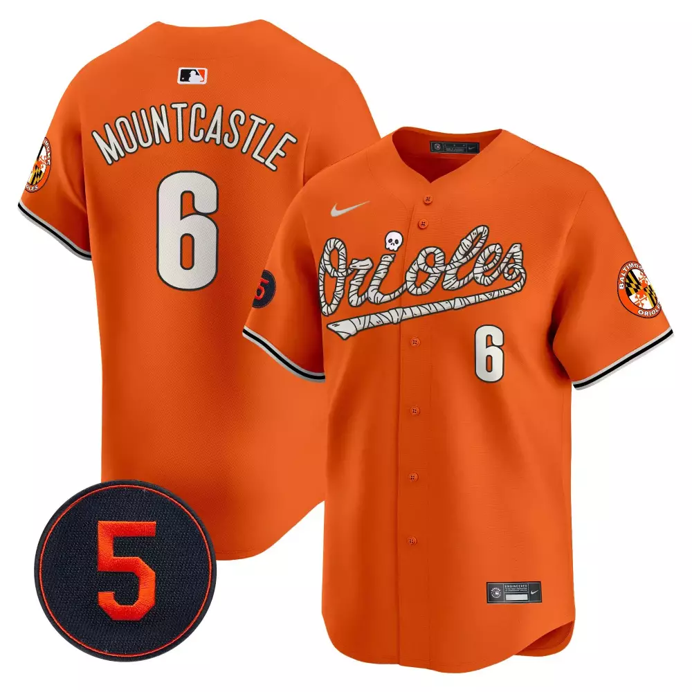ryan mountcastle men baltimore orioles halloween vapor premier limited jersey printed