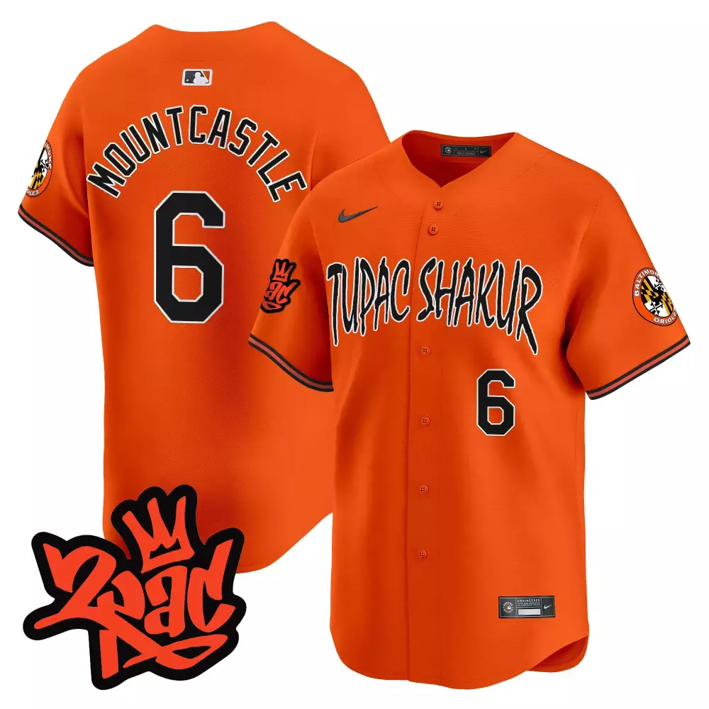 ryan mountcastle orange men s baltimore orioles robinson patch vapor premier limited jersey v8 all stitched