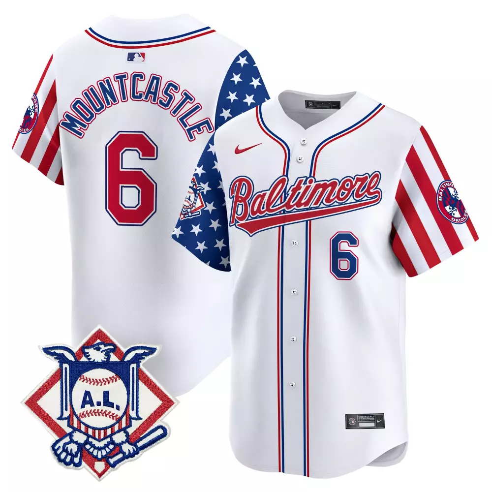 ryan mountcastle white gold womens baltimore orioles camden yards 30th anniversary patch vapor premier limited jersey al