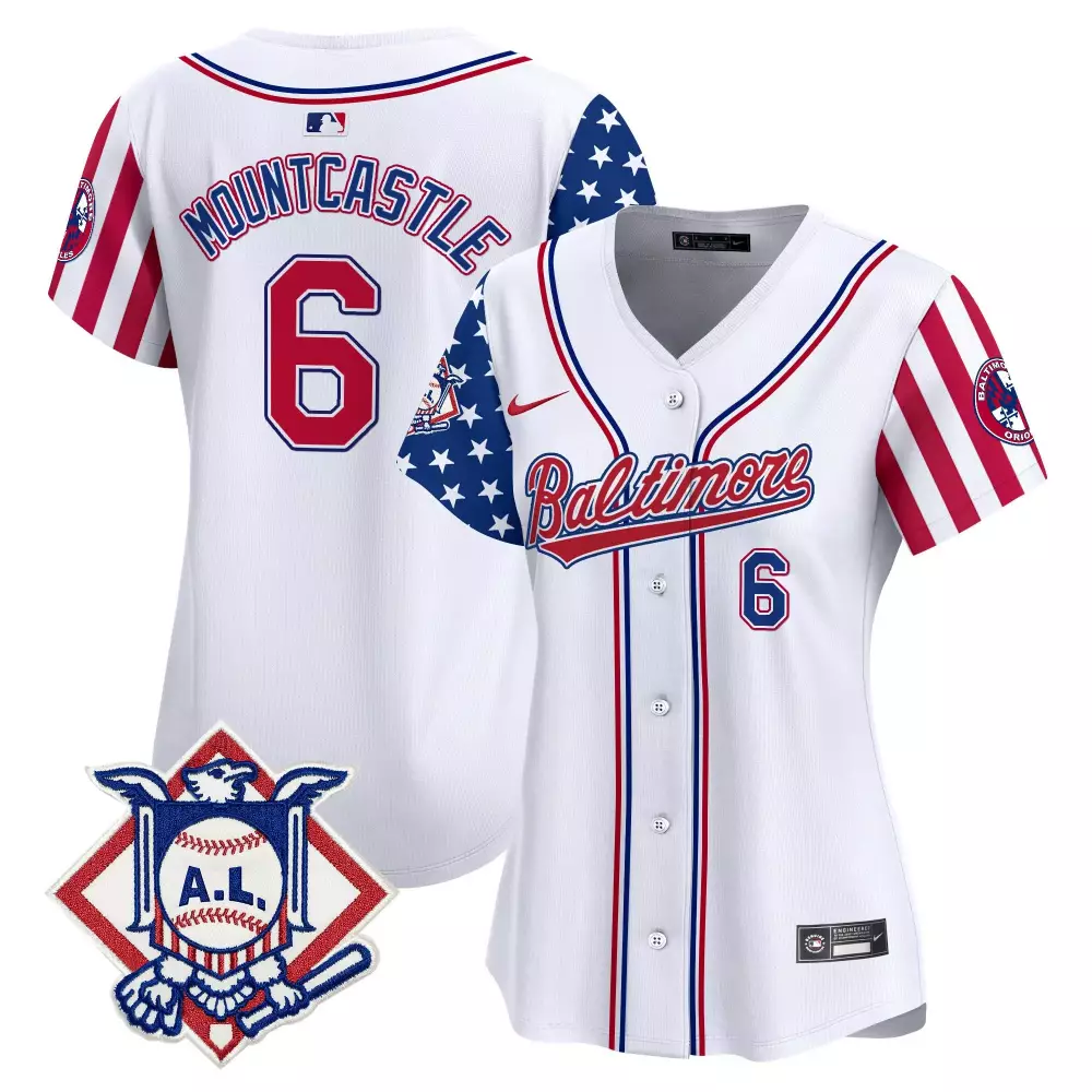 ryan mountcastle white gold womens baltimore orioles camden yards 30th anniversary patch vapor premier limited jersey al