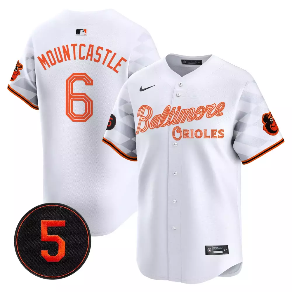 ryan mountcastle white men s baltimore orioles city light vapor premier limited jersey all stitched