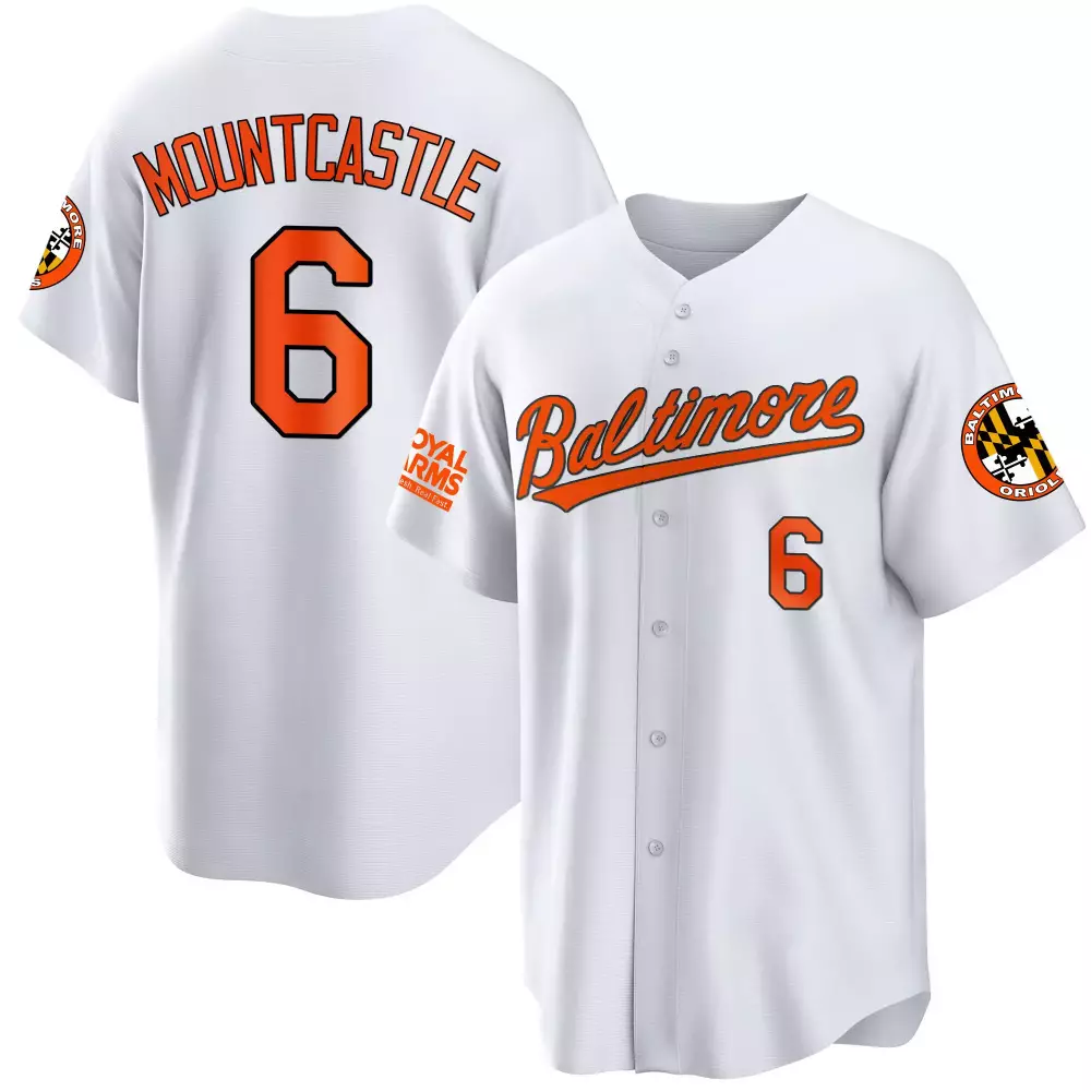 ryan mountcastle white mens baltimore orioles 2023 gold cool jersey all stitched