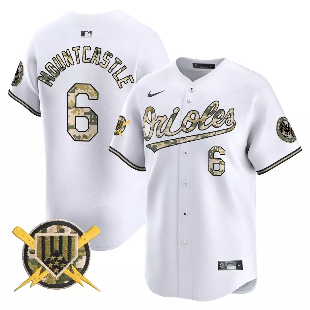 ryan mountcastle white mens baltimore orioles armed forces day vapor premier limited jersey all stitched