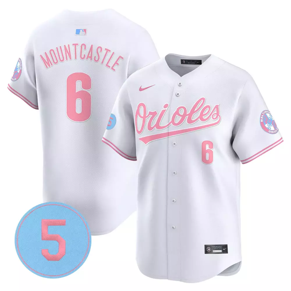 ryan mountcastle white mens baltimore orioles robinson patch vapor premier limited jersey v2 all stitched