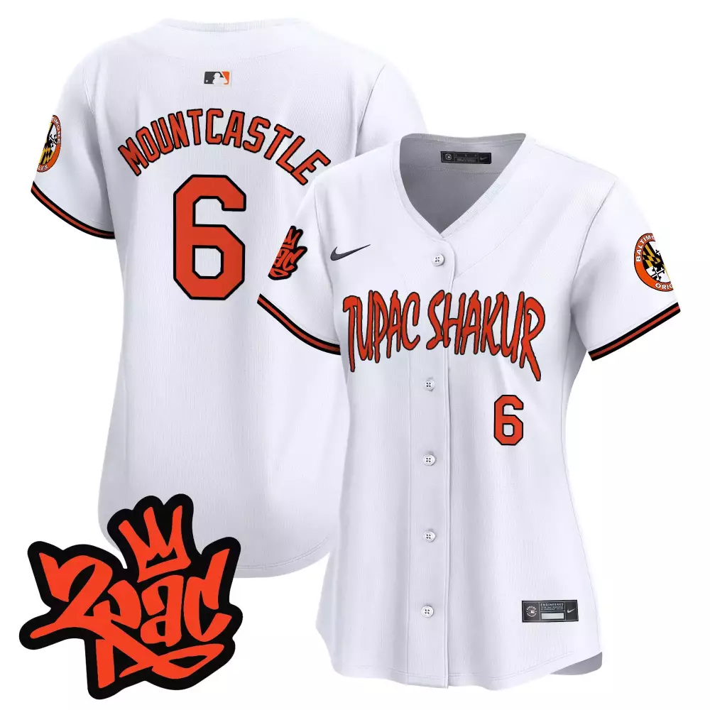 ryan mountcastle white women s baltimore orioles tupac shakur vapor premier limited jersey all stitched