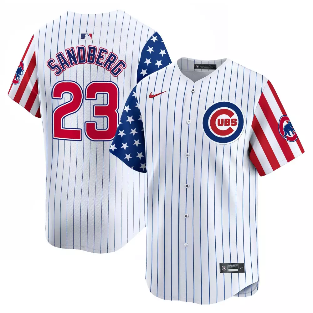 Ryne Sandberg Pink Women's Cubs Bubblegum Jersey | Stitched Vapor Premier Limited Edition | Fan Gear for Women & Youth