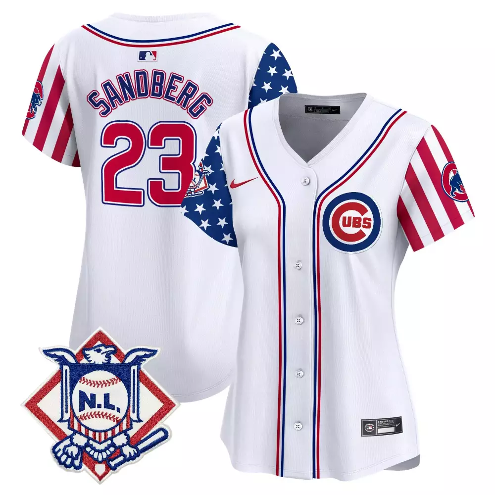 ryne sandberg white unisex chicago cubs halloween skull pile vapor premier limited jersey printed