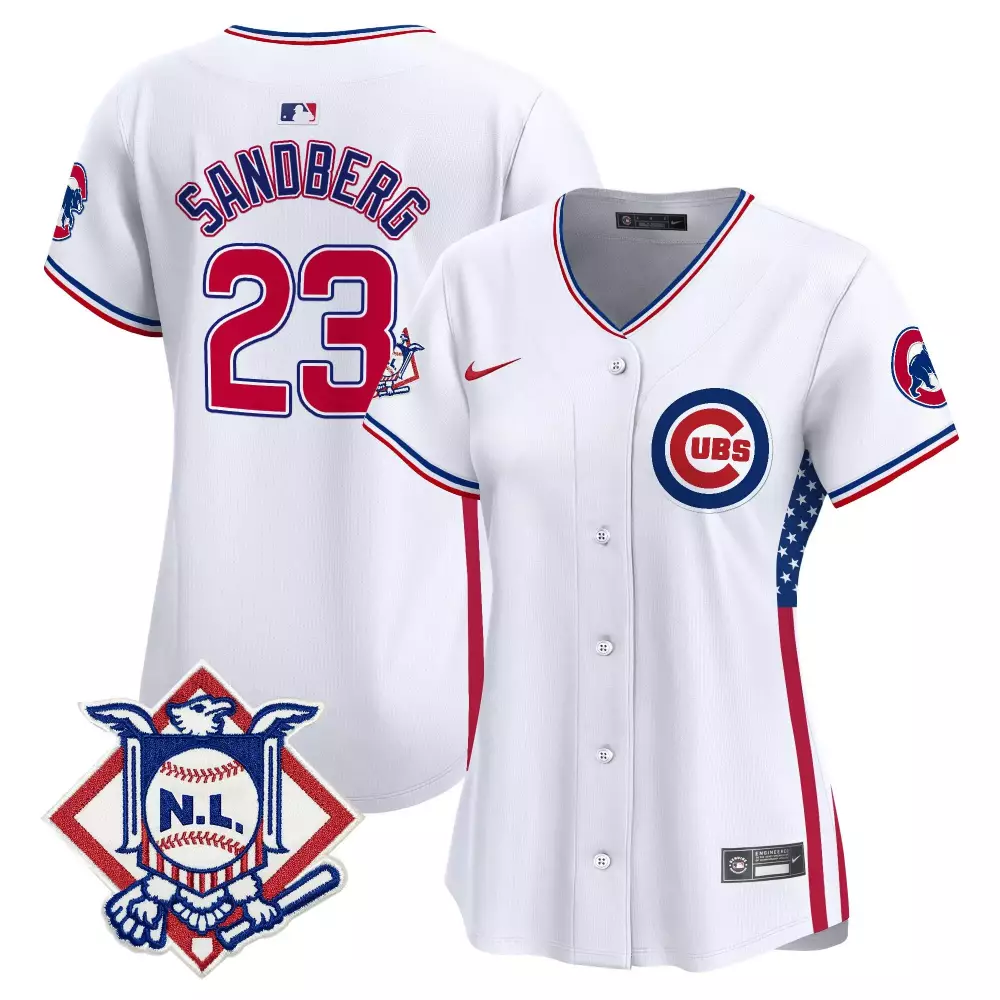 ryne sandberg white unisex chicago cubs halloween skull pile vapor premier limited jersey printed