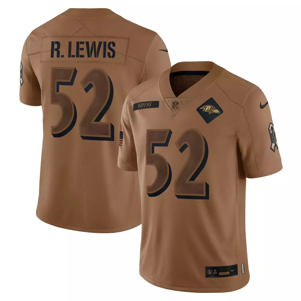 Ray Lewis Baltimore Ravens 2023 Salute to Service Limited Jersey | All Stitched | Gift Idea for Men, Women & Youth