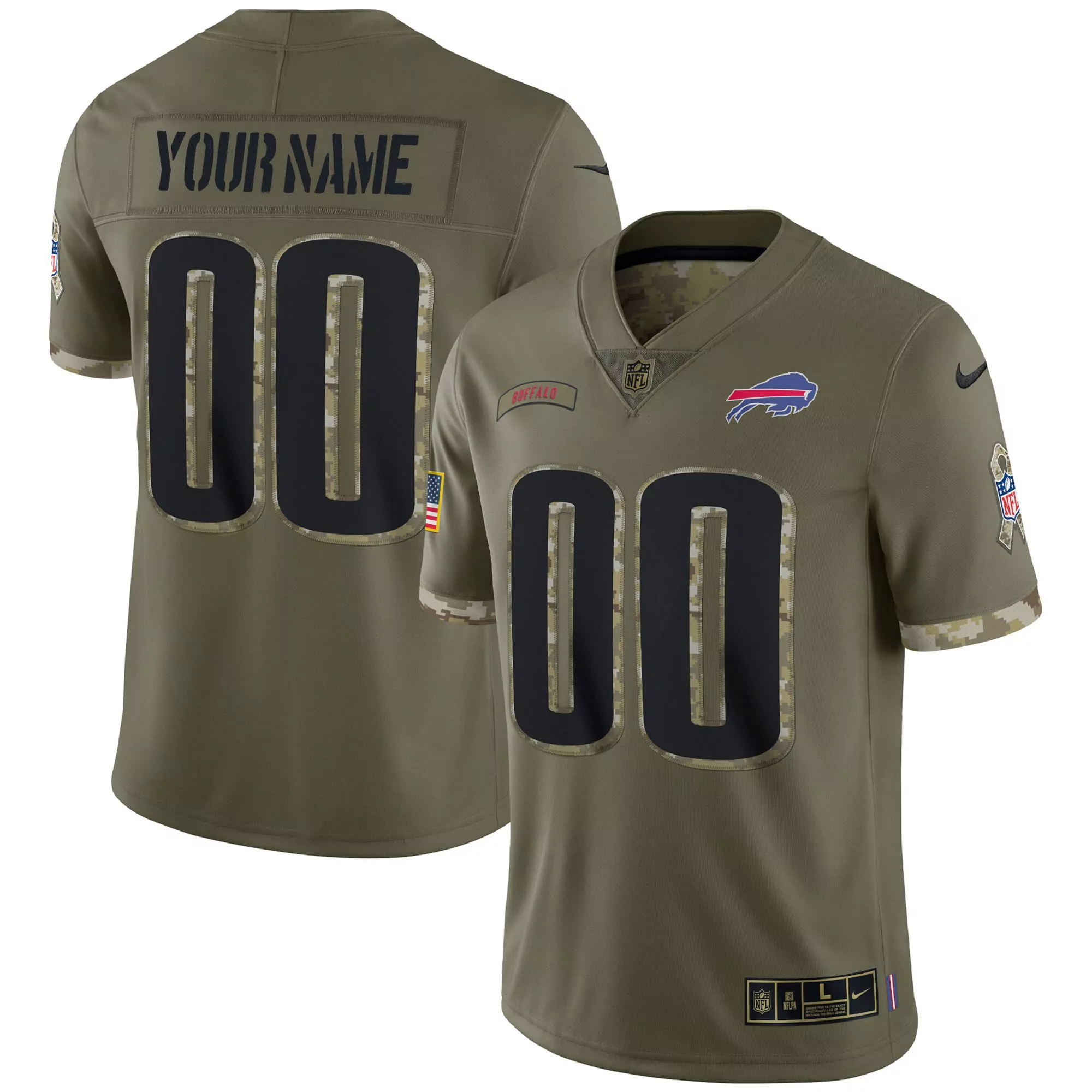 salute to service women buffalo bills salute to service custom name and number all stitched