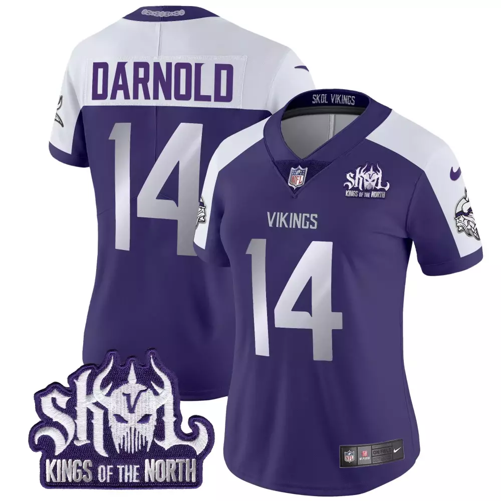 sam darnold olive camo mens vikings 2024 salute to service vapor limited jersey all stitched
