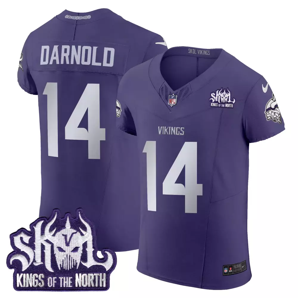 sam darnold olive camo mens vikings 2024 salute to service vapor limited jersey all stitched
