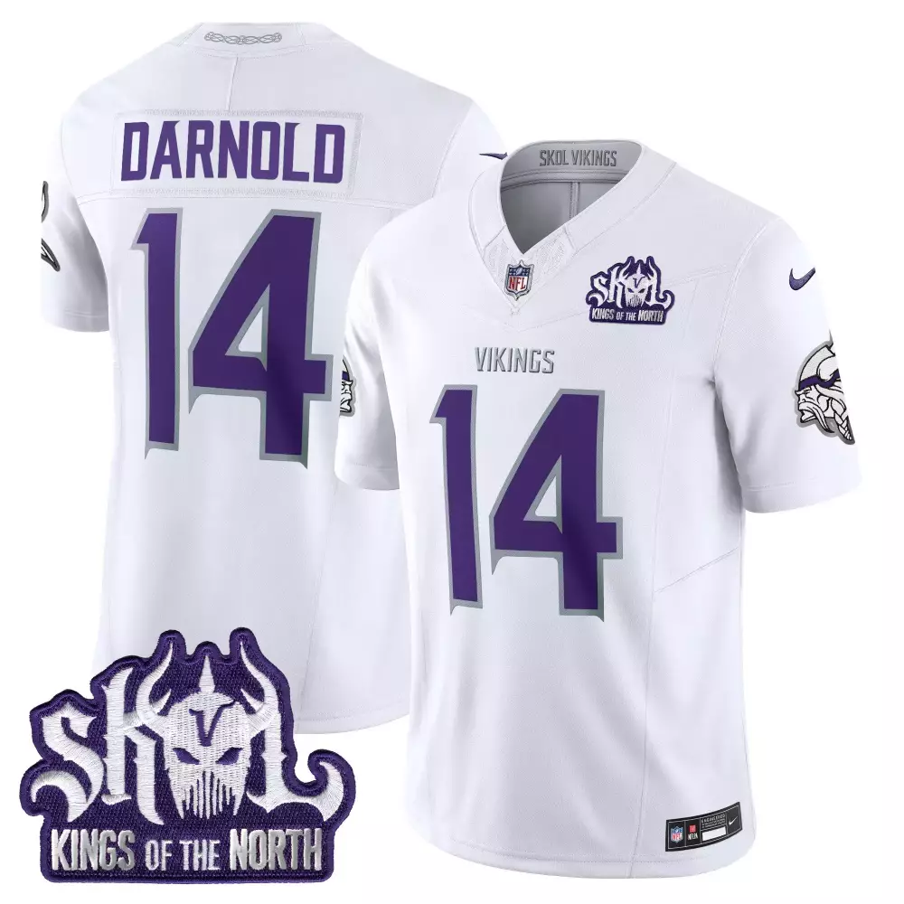 sam darnold royal mens vikings american style vapor limited jersey all stitched