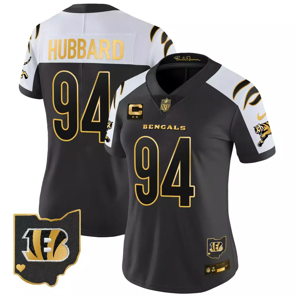 sam hubbard alternate mens cincinnati bengals ohio patch vapor limited jersey v2 all stitched