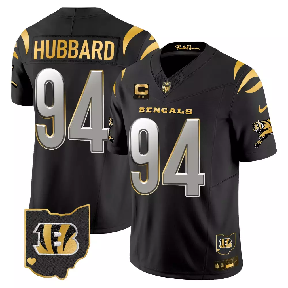 Sam Hubbard Alternate Women's Cincinnati Bengals Vapor Limited Jersey | All Stitched | Fan Gear for Women & Youth