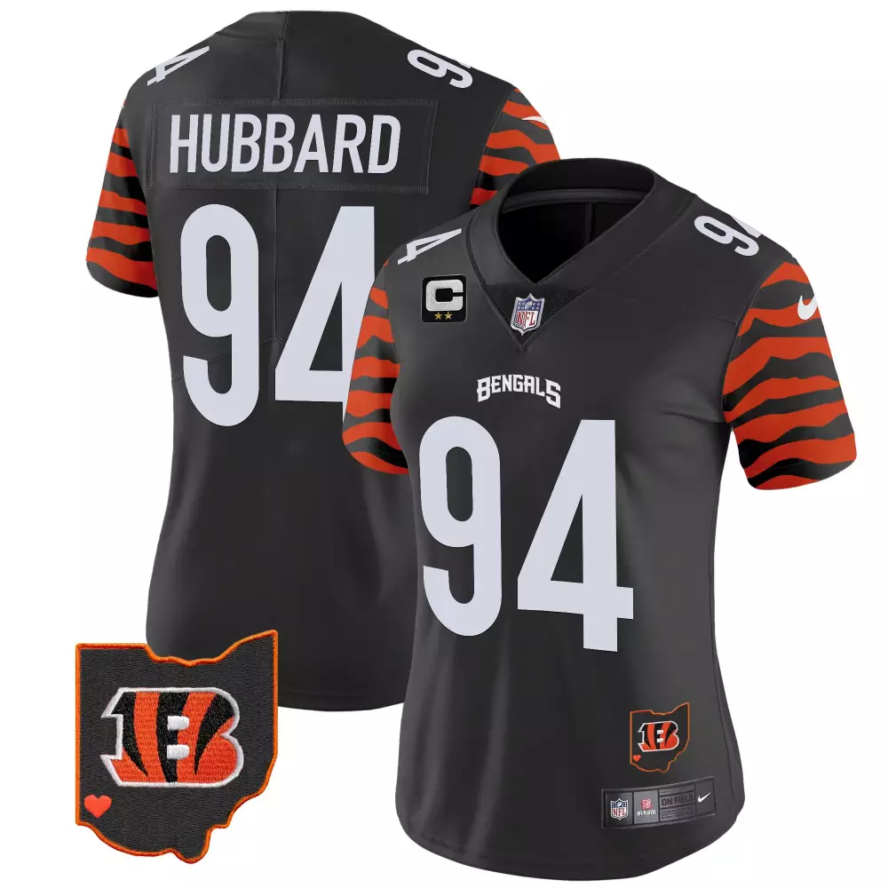 Cincinnati Bengals Sam Hubbard Women's Player Vapor Limited Jersey | All Stitched | Ideal Gift for Men, Women & Youth