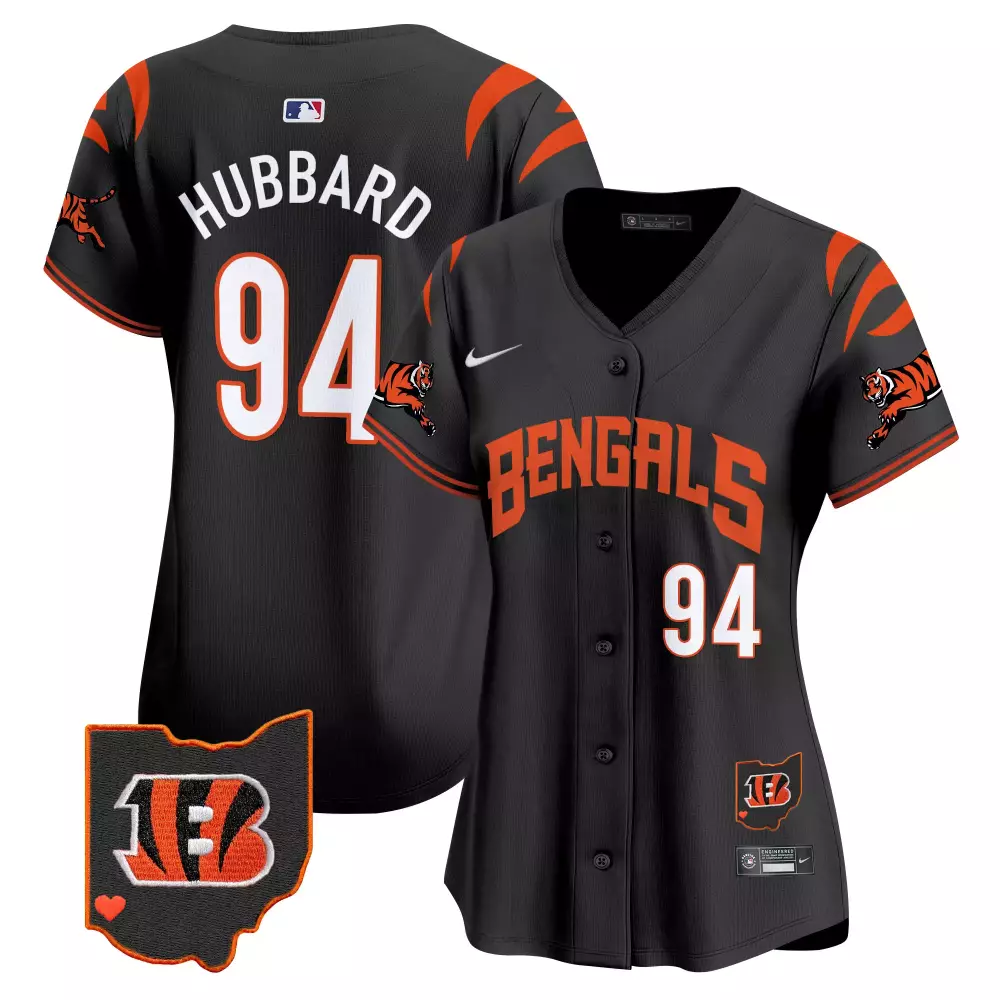 Cincinnati Bengals Sam Hubbard Women's Player Vapor Limited Jersey | All Stitched | Ideal Gift for Men, Women & Youth