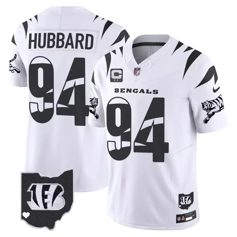 Sam Hubbard Cincinnati Bengals Player Vapor Limited Jersey | Women's Stitched Fan Gear | For Men, Women & Youth