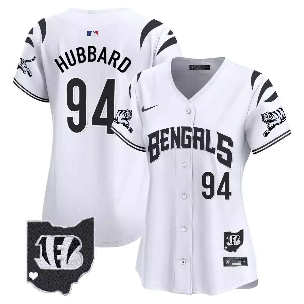 sam hubbard white limited mens cincinnati bengals vapor premier limited jersey all stitched