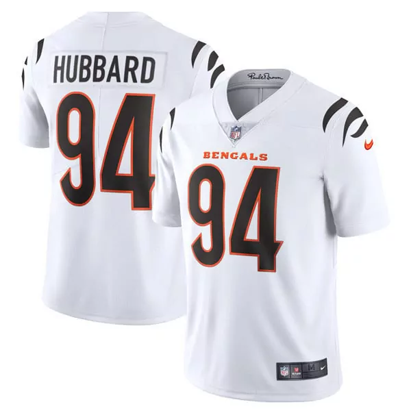 sam hubbard white mens cincinnati bengals player vapor limited jersey all stitched