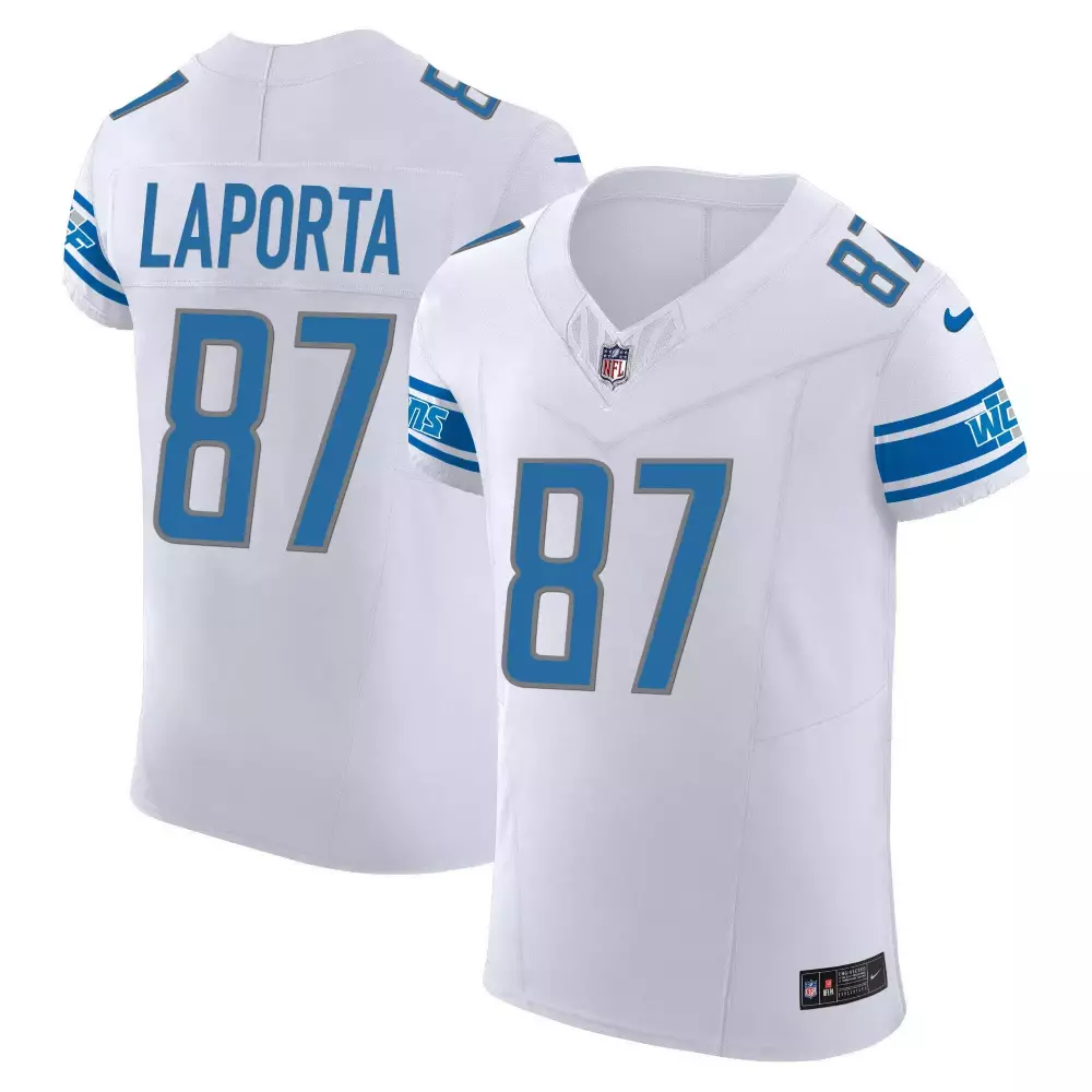 Sam Laporta Vapor Elite Jersey | White Stitched | Fan Gear for Men, Women & Youth