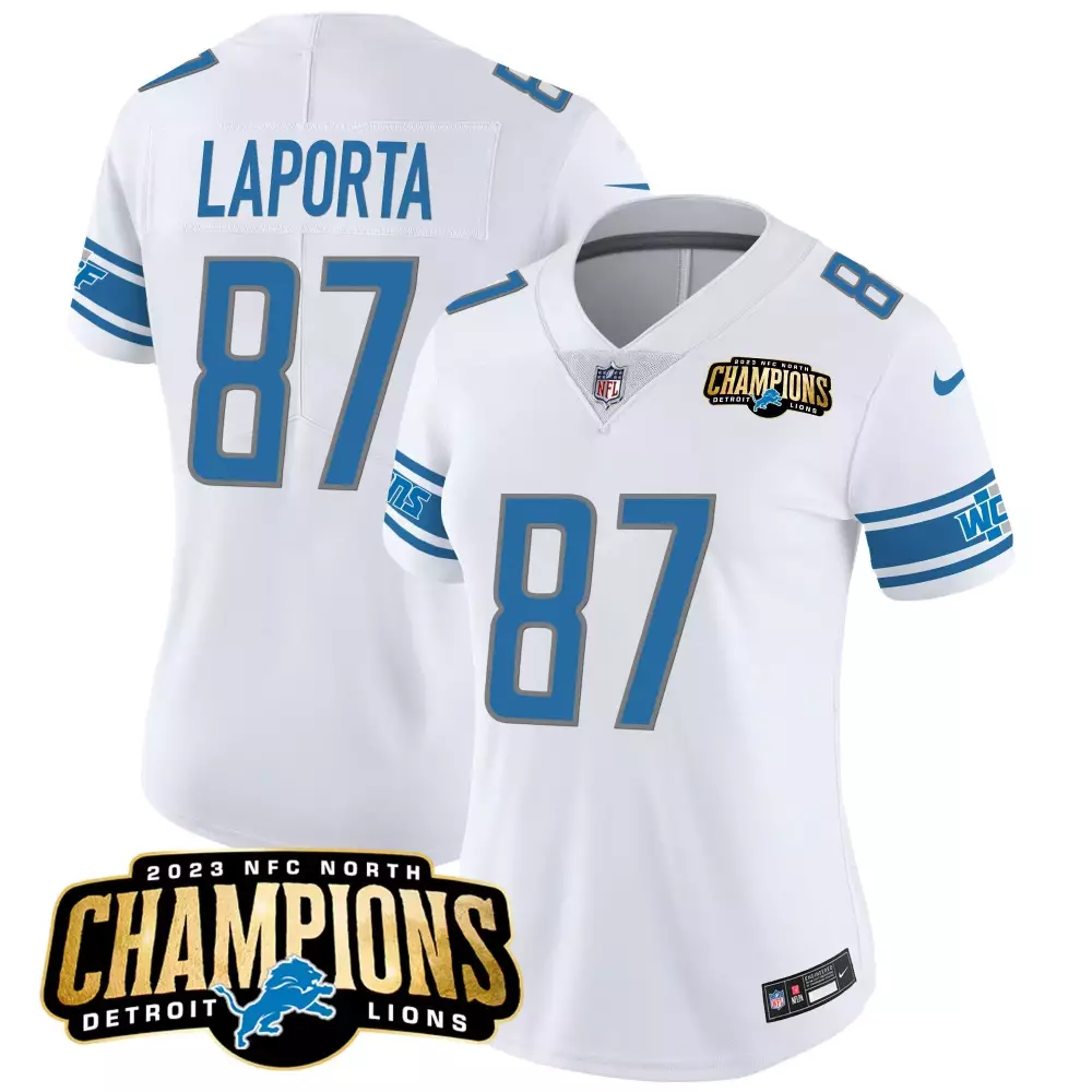 Sam Laporta Vapor Elite Jersey | White Stitched | Fan Gear for Men, Women & Youth