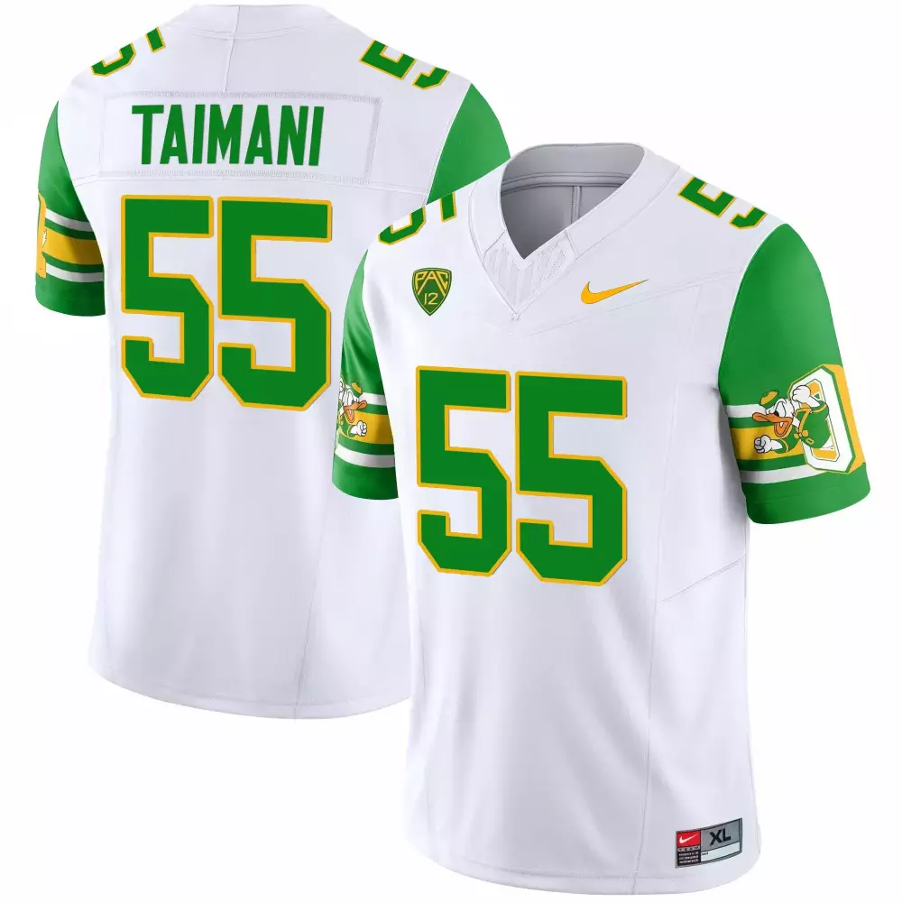 sam taimani green sleeves mens oregon ducks ducks mighty oregon ducks 1984 throwback jersey v2 stitched