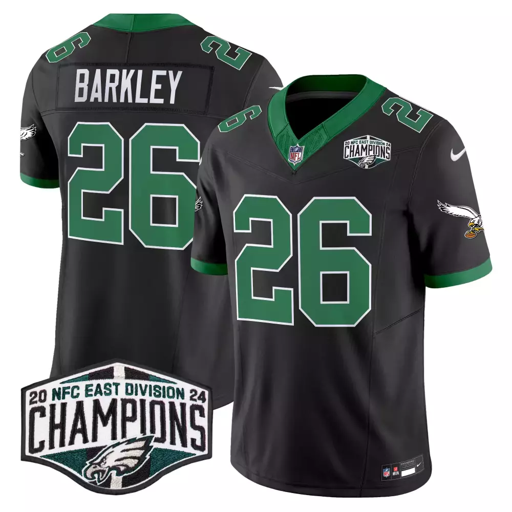 Saquon Barkley Philadelphia Eagles 2024 NFC East Champions Vapor Jersey | Limited Edition Stitched Design | Fan Gear for Men, Women & Youth