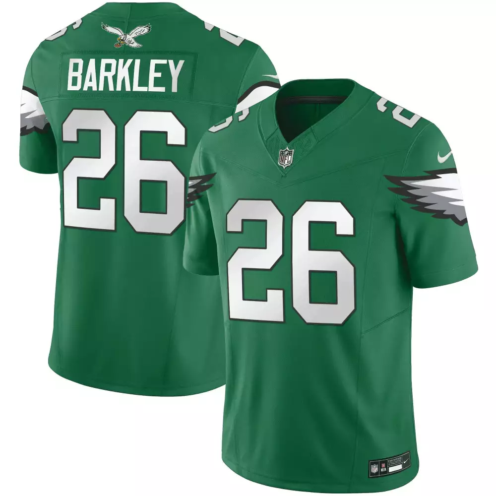 Saquon Barkley Philadelphia Eagles Kelly Green Vapor Limited Jersey V3 | All Stitched | Stylish Fan Gear | For Men, Women & Youth