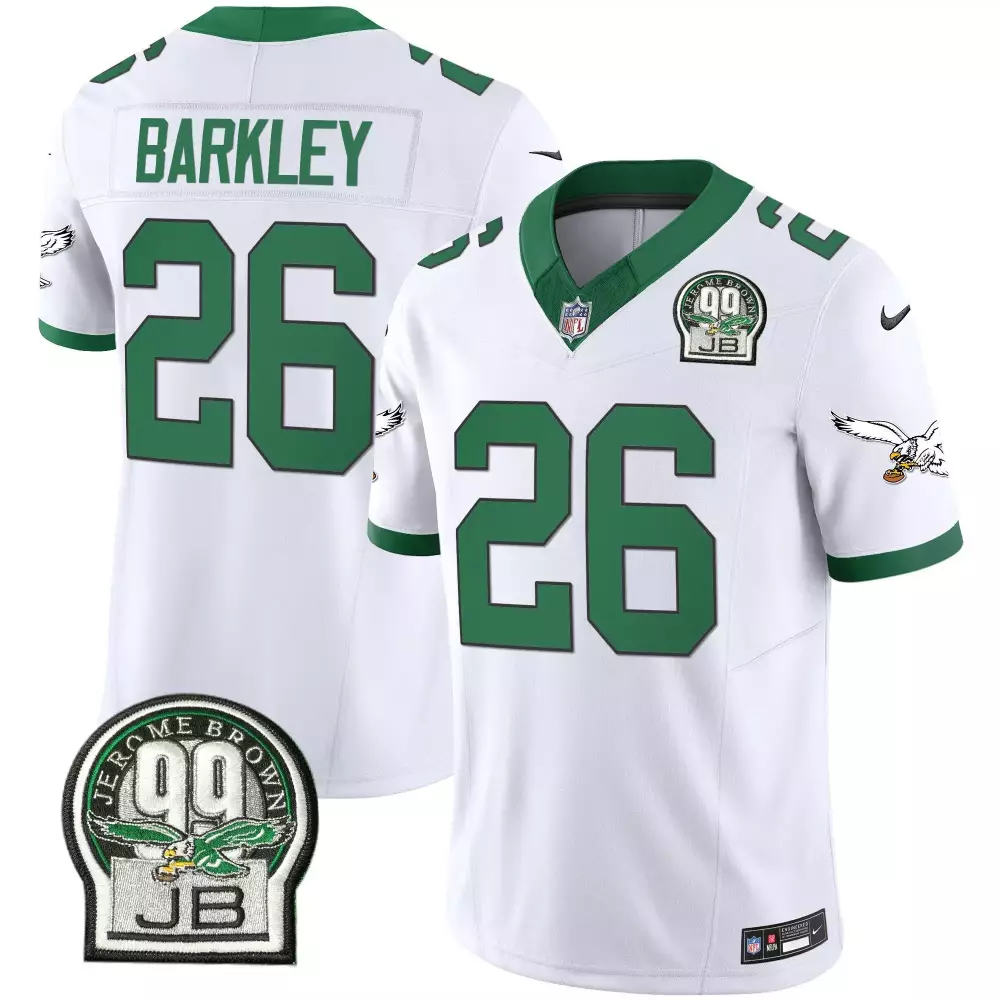 saquon barkley kelly green womens philadelphia eagles super bowl lix patch vapor limited jersey all stitched