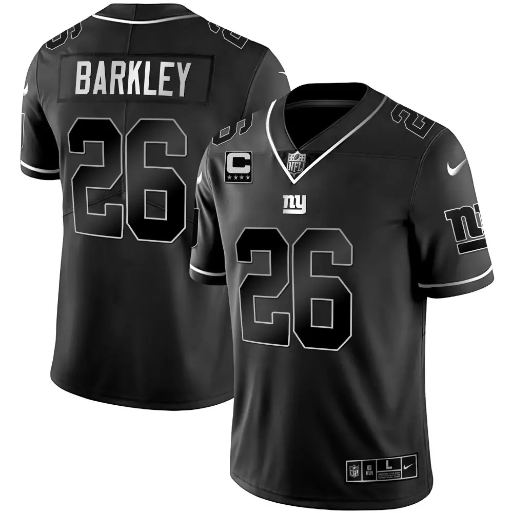 saquon barkley color sleeve mens new york giants vapor gold jersey all stitched