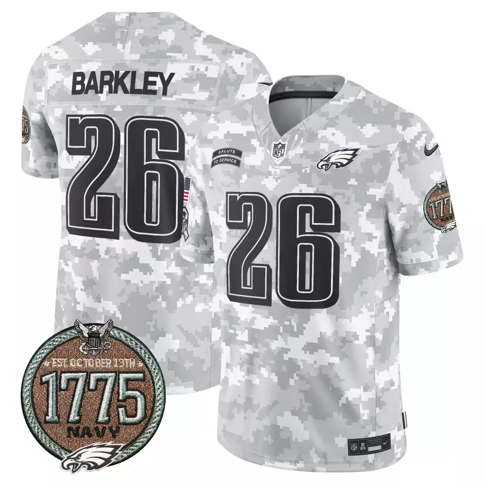 saquon barkley midnight green womens philadelphia eagles 2024 nfc east division champions vapor limited jersey all stitc