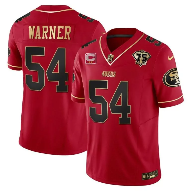 scarlet limited women talanoa hufanga san francisco 49ers throwback vapor limited jersey 75th anniversary patch