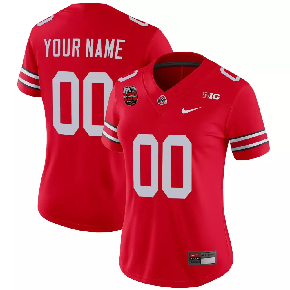 scarlet women ohio state buckeyes player custom jersey all stitched