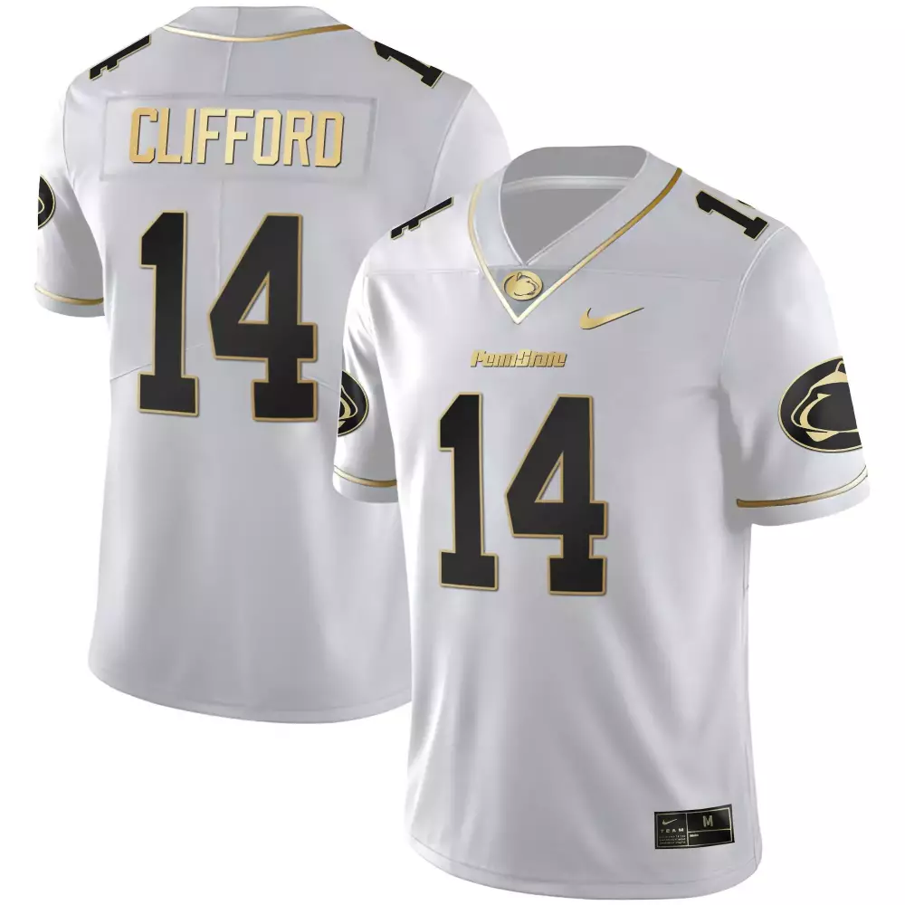 sean clifford black gold mens penn state nittany lions black limited gold vapor jersey all stitched