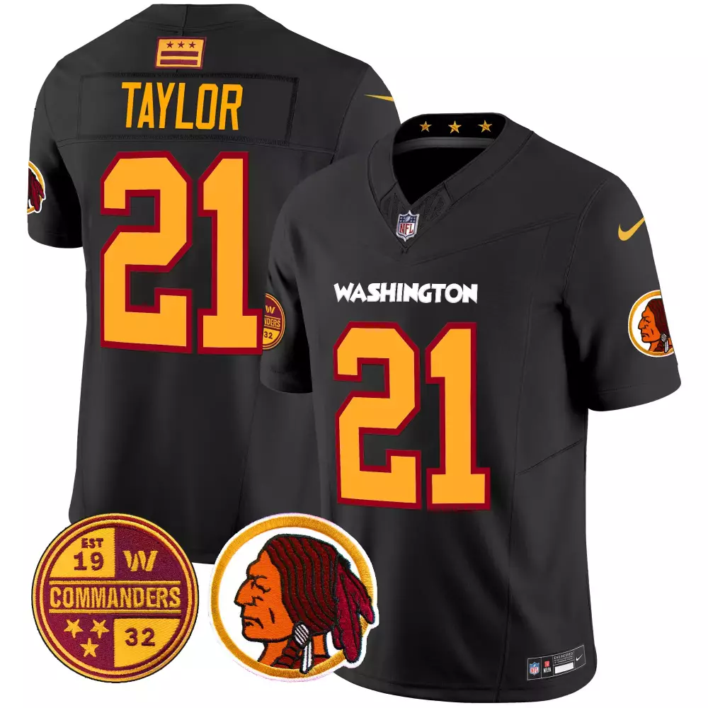 sean taylor black mens washington half washington redskins washington commanders vapor limited jersey all stitched