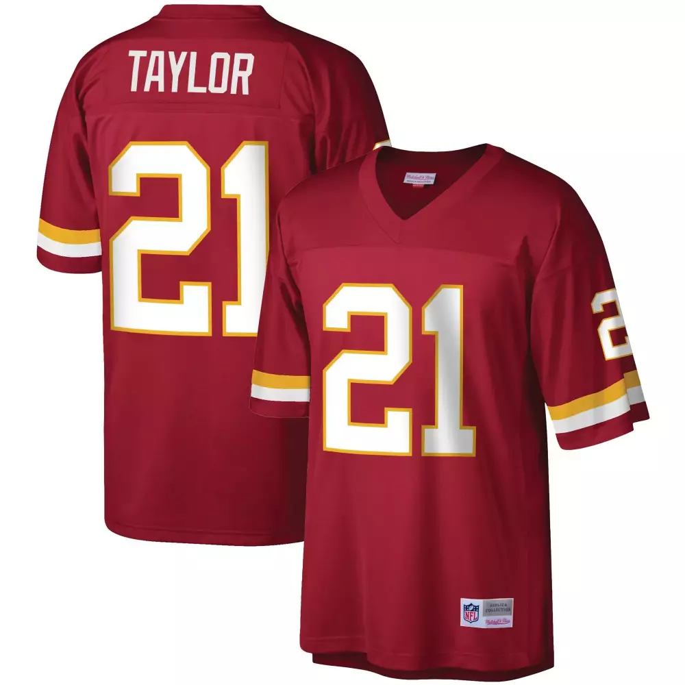 sean taylor burgundy mens washington commanders 90th sean taylor patch vapor limited jersey all stitched