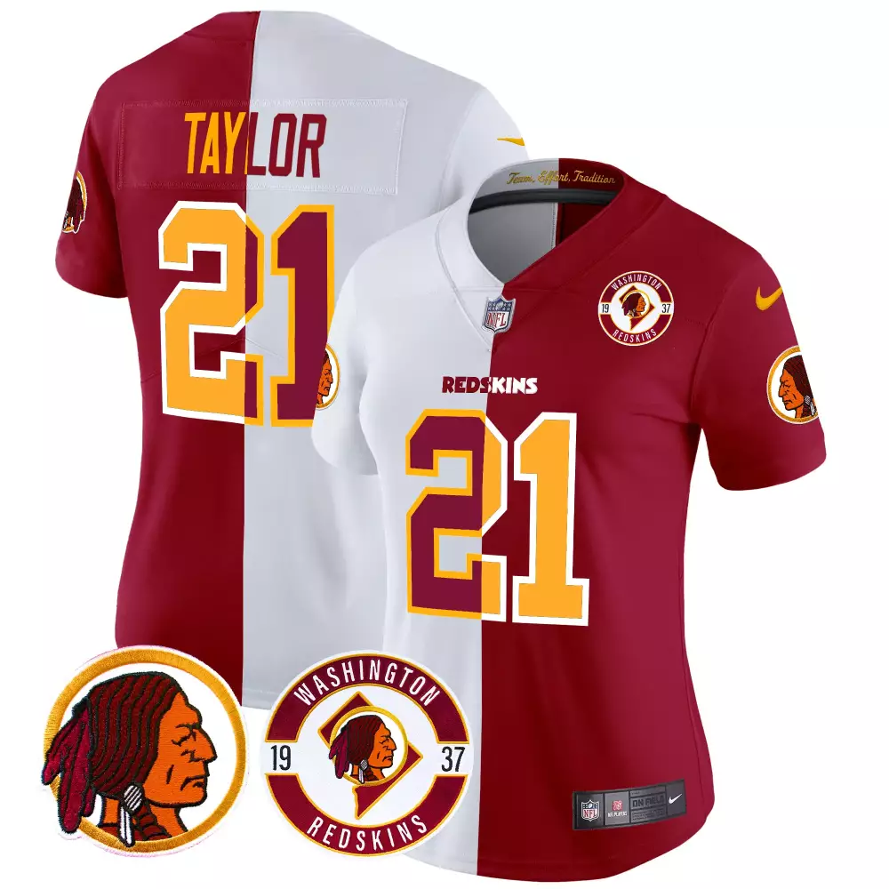sean taylor half womens washington redskins 2024 vapor limited jersey est 1937 patch all stitched